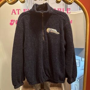 Vintage Saint Louis Rams Sherpa Fleece Quarter Zip